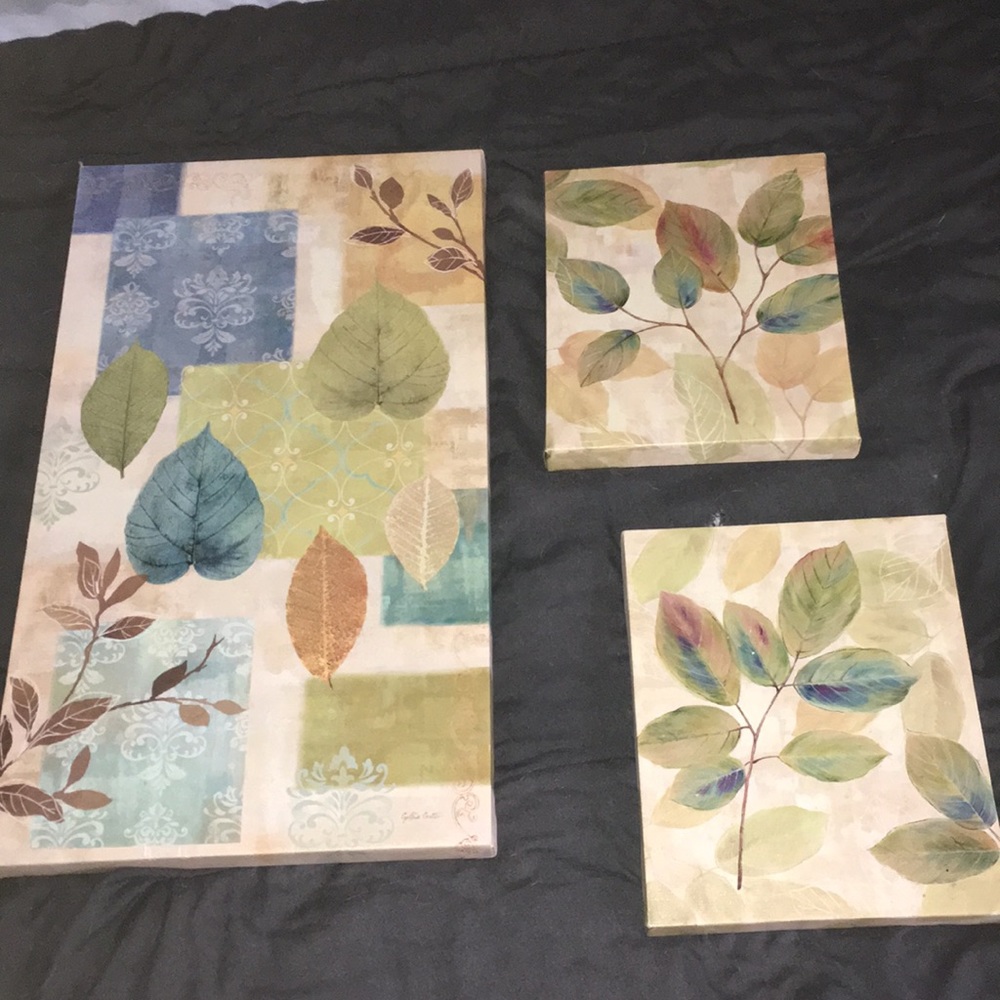 3 piece wall art